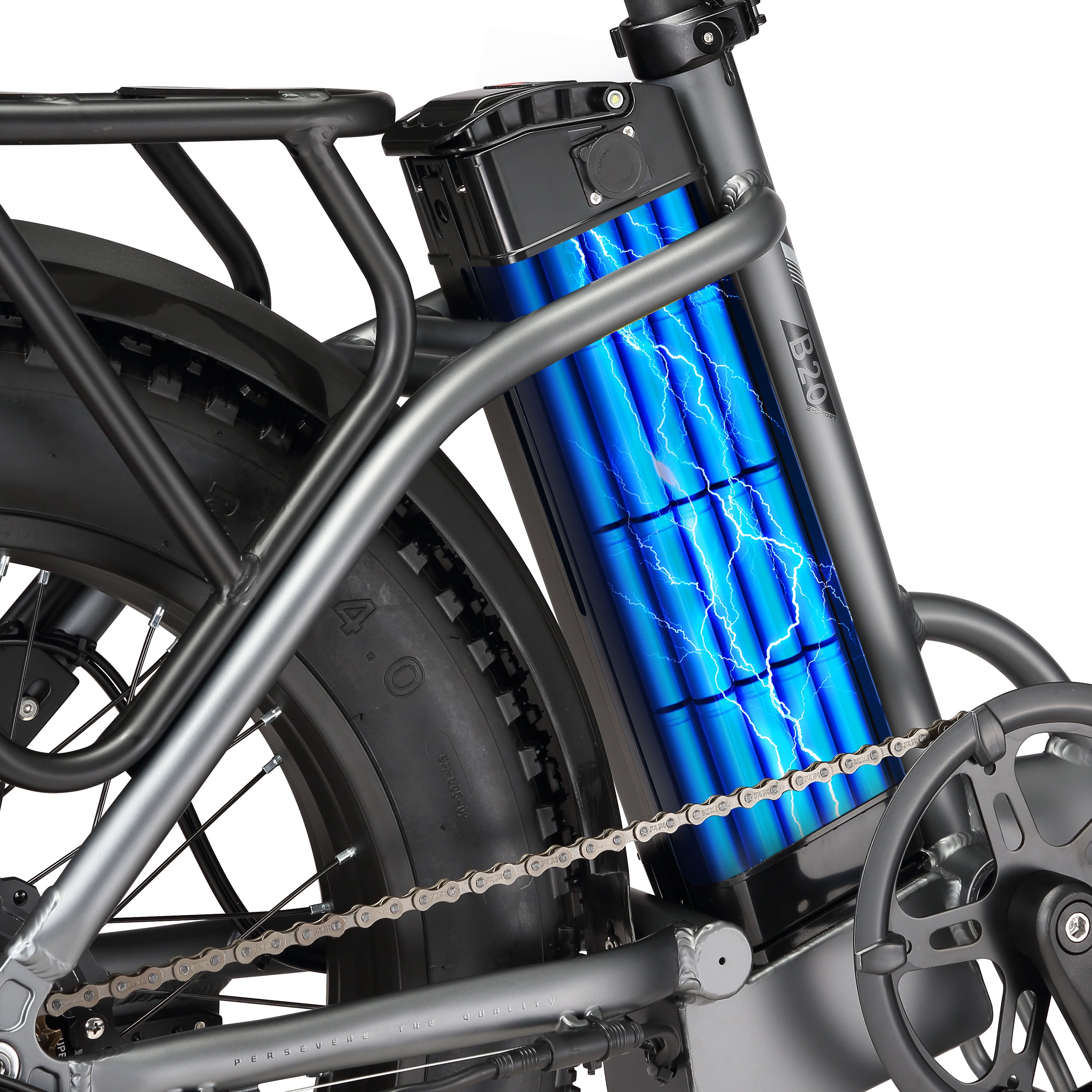 4.0 Fat Tire Electric Bike, 20 Inch Adult Electric Bike, 1000W Peak Motor, 48V 15AH Lithium Battery, 7 Speed Variable, Commuter Electric Bike, UL2849