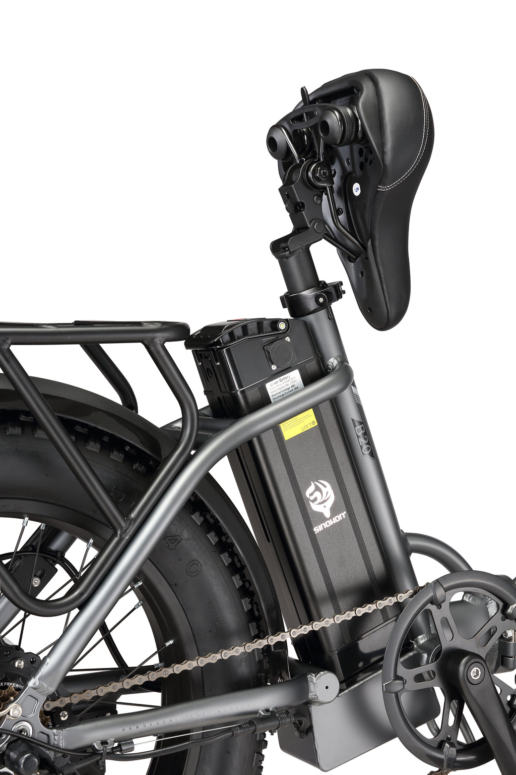 4.0 Fat Tire Electric Bike, 20 Inch Adult Electric Bike, 1000W Peak Motor, 48V 15AH Lithium Battery, 7 Speed Variable, Commuter Electric Bike, UL2849