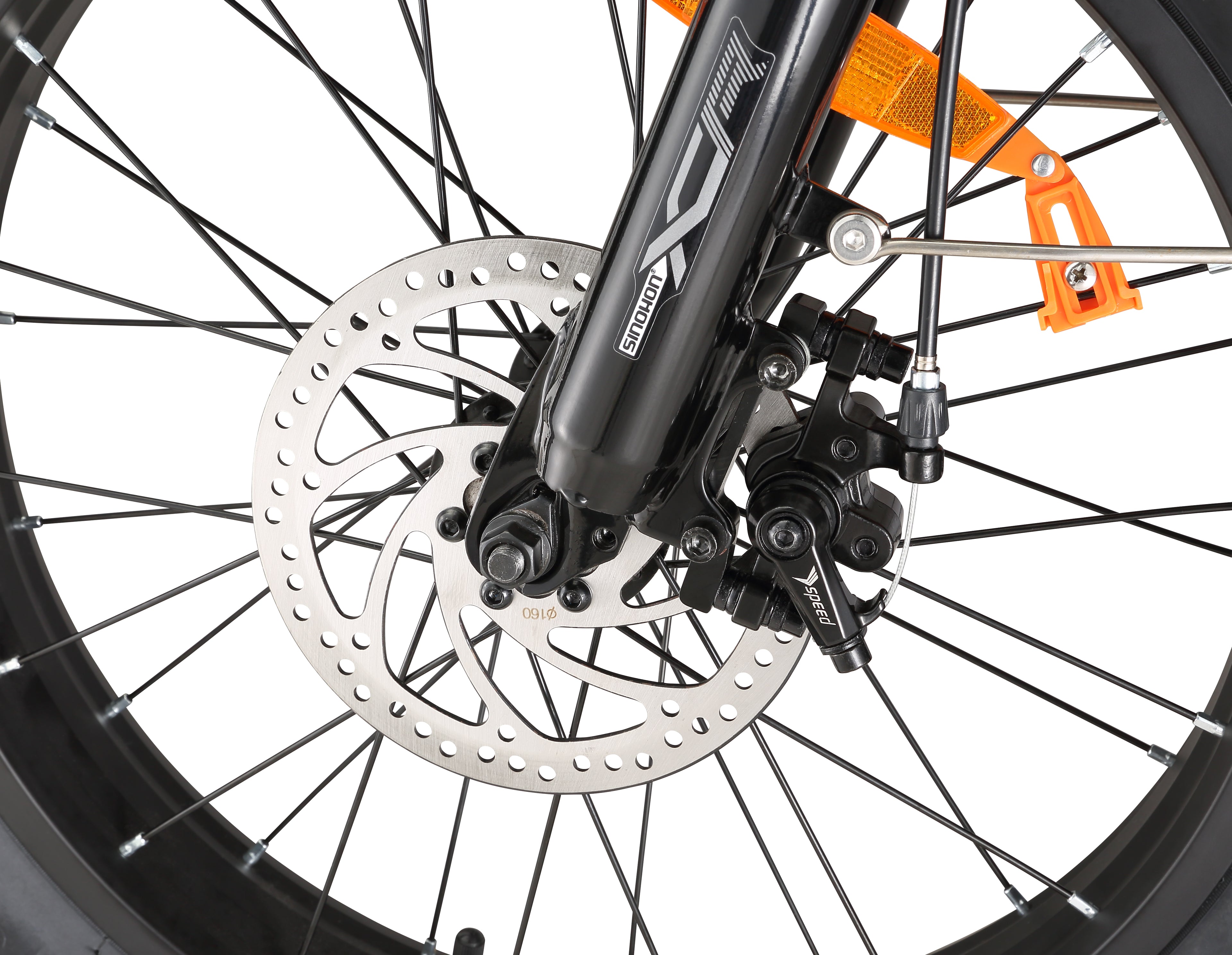 4.0 Fat Tire Electric Bike, 20 Inch Adult Electric Bike, 1000W Peak Motor, 48V 15AH Lithium Battery, 7 Speed Variable, Commuter Electric Bike, UL2849