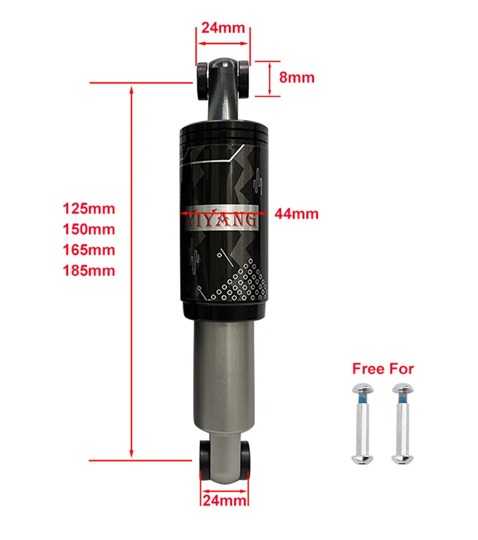 Bike Rear Shock Absorber Rockshox Spring Suspension Amortiguador Bold MTB Electric Bike Scooter Rock Shock Bicycle Accessories
